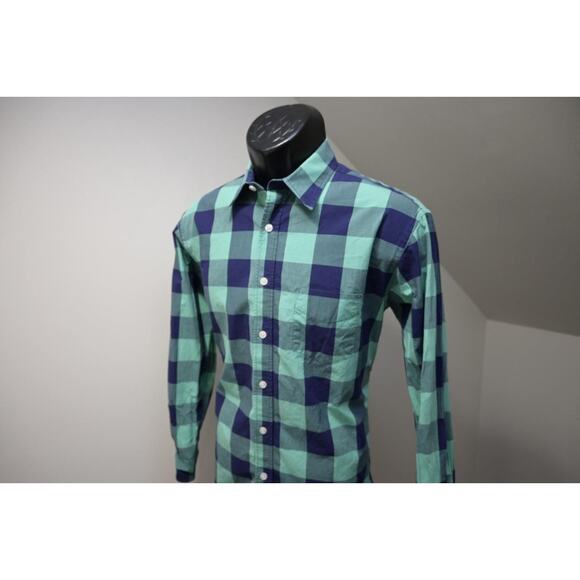 UntuckIt Dress Shirt Designer Plaid Classic Fit Long Sleeve Mens Size Medium - Picture 1 of 7